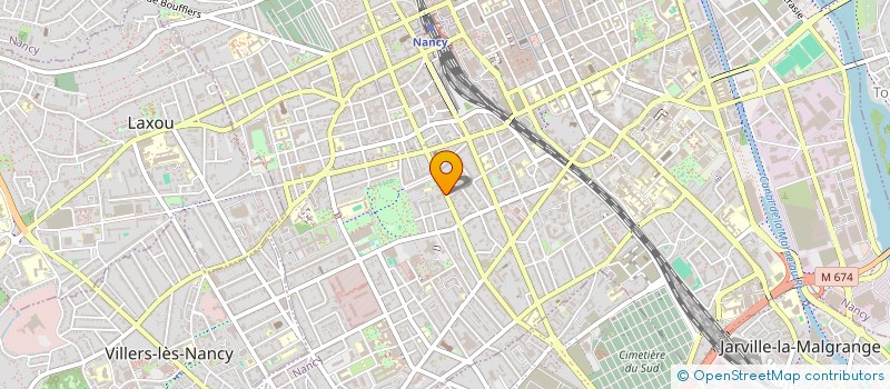 localisation de l'entreprise MADAME MARION JAQUET  NANCY