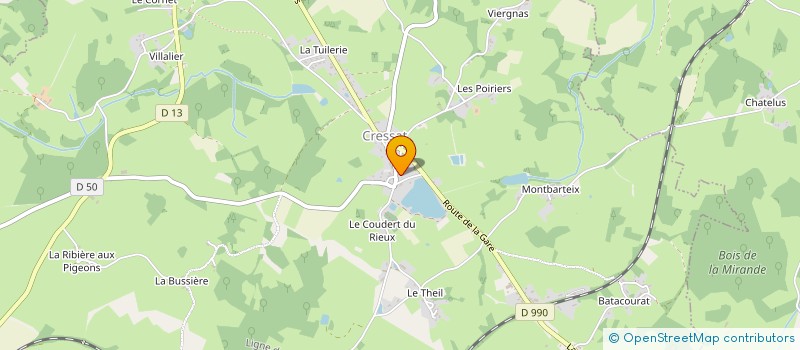 localisation de l'entreprise MADAME MARION JARROSSAY à CRESSAT