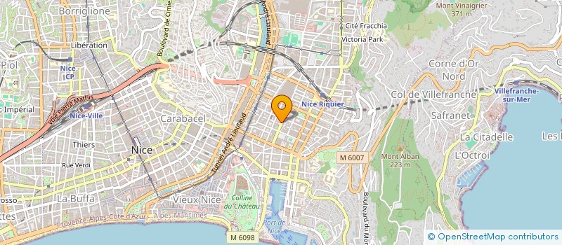 localisation de l'entreprise MADAME MARION JAULIN à NICE