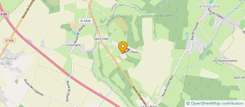 localisation de l'entreprise MADAME MARION JAUSSAUD  LA HOGUETTE