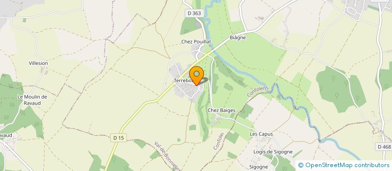 localisation de l'entreprise MADAME MARION JEAN à VAL-DE-BONNIEURE