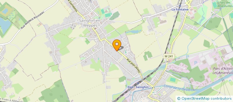 localisation de l'entreprise MADAME MARION JENNEQUIN  SAINGHIN-EN-WEPPES