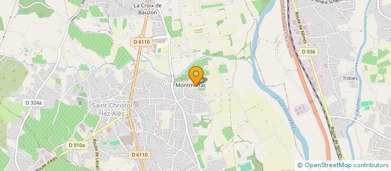 localisation de l'entreprise MADAME MARION JOB  SAINT-CHRISTOL-LEZ-ALES