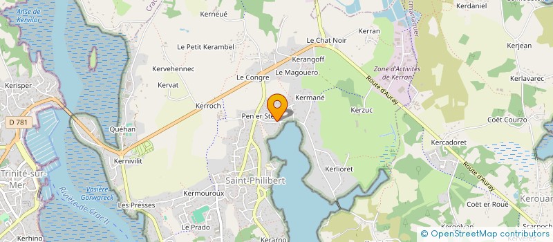 localisation de l'entreprise MADAME MARION JOUAFFRE à SAINT-PHILIBERT