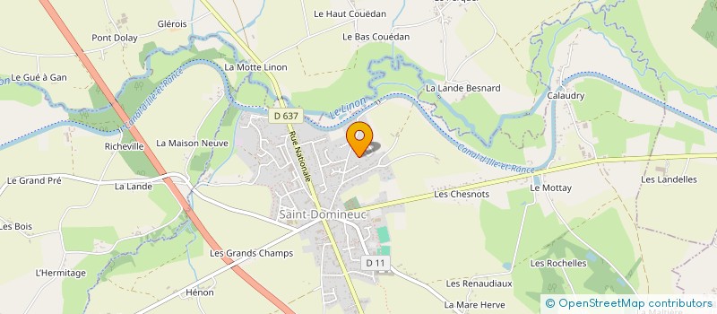 localisation de l'entreprise MADAME MARION JOUAULT  SAINT-DOMINEUC