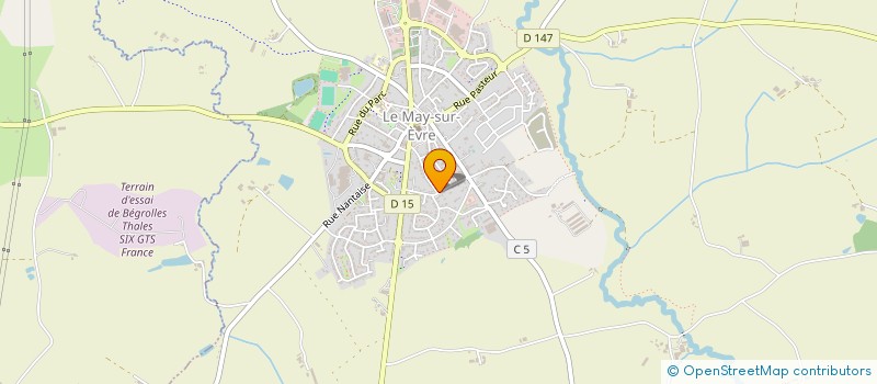 localisation de l'entreprise MADAME MARION JUIN  LE MAY-SUR-EVRE