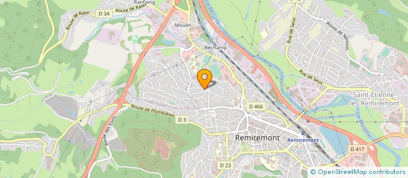 localisation de l'entreprise MADAME MARION JUKER  REMIREMONT