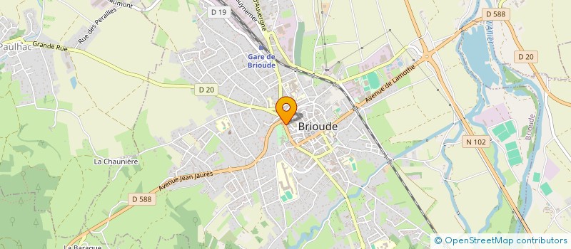 localisation de l'entreprise MADAME MARION JULIEN  BRIOUDE