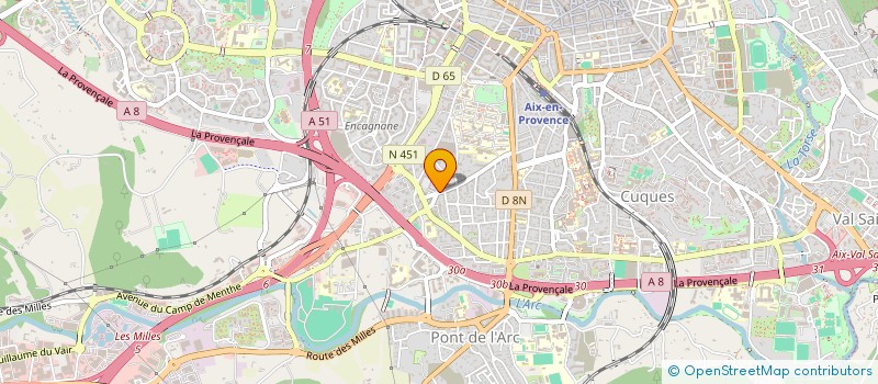 localisation de l'entreprise MADAME MARION JULIEN à AIX-EN-PROVENCE
