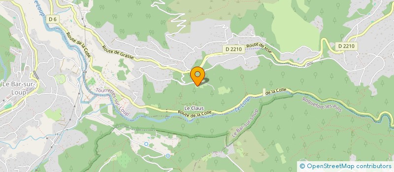 localisation de l'entreprise MADAME MARION JULIETTE ARRACHART  TOURRETTES-SUR-LOUP