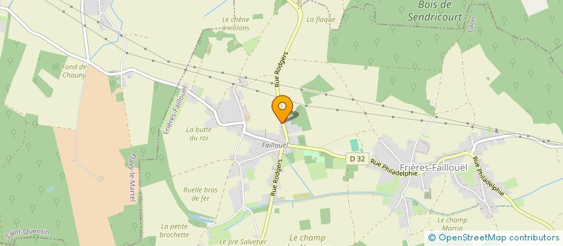 localisation de l'entreprise MADAME MARION JUMEAUX  FRIERES-FAILLOUEL