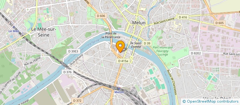 localisation de l'entreprise MADAME MARION JUVESY à MELUN