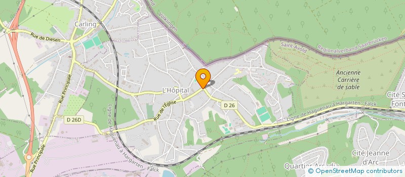 localisation de l'entreprise MADAME MARION KACI  L'HOPITAL