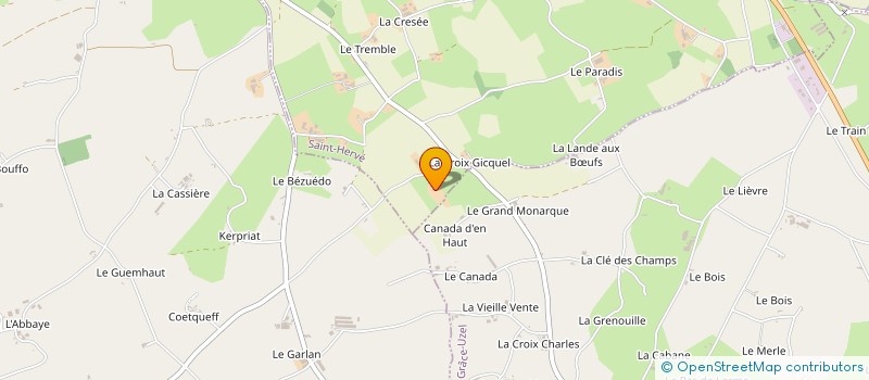 localisation de l'entreprise MADAME MARION KEROMNES à ALLINEUC