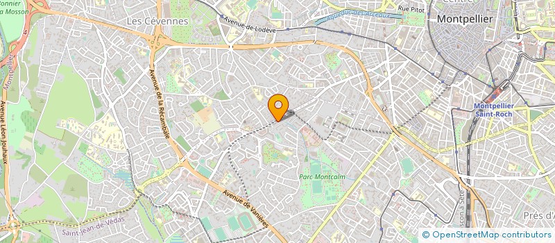 localisation de l'entreprise MADAME MARION KINDOU à MONTPELLIER