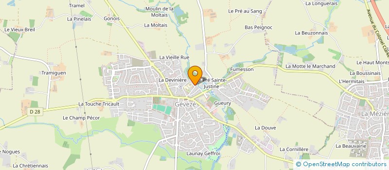 localisation de l'entreprise MADAME MARION KUS  GEVEZE