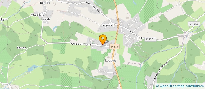 localisation de l'entreprise MADAME MARION L'HOTE  LOUPES