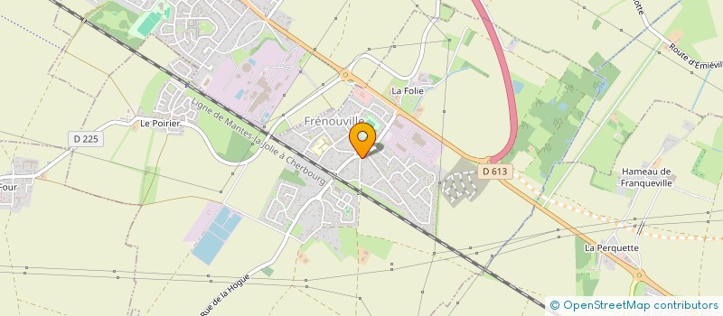 localisation de l'entreprise MADAME MARION L'HOTELLIER  FRENOUVILLE