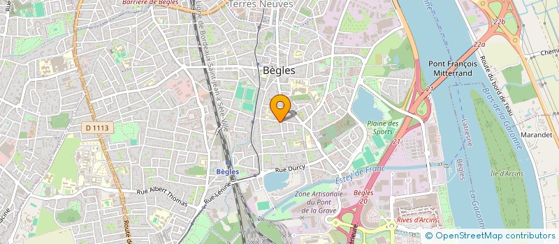 localisation de l'entreprise MADAME MARION LABEYRIE à BEGLES