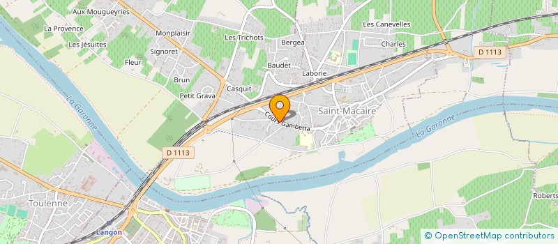 localisation de l'entreprise MADAME MARION LABROUSSE  SAINT-MACAIRE