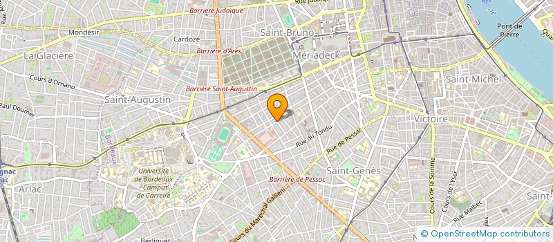 localisation de l'entreprise MADAME MARION LACOSTE à BORDEAUX
