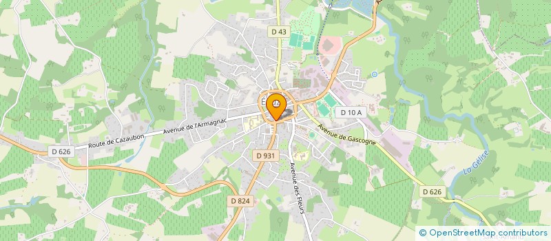 localisation de l'entreprise MADAME MARION LAFFARGUE  EAUZE