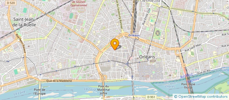 localisation de l'entreprise MADAME MARION LAFORGE à ORLEANS