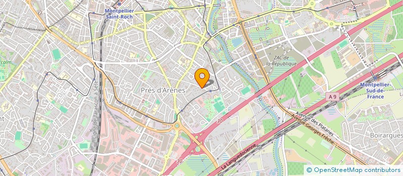 localisation de l'entreprise MADAME MARION LAGARDE à MONTPELLIER