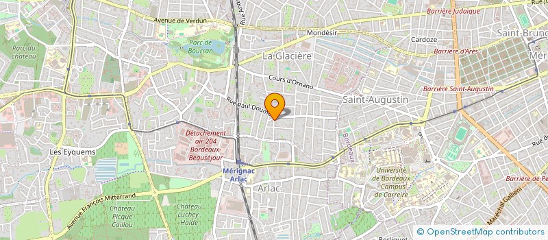 localisation de l'entreprise MADAME MARION LAGIER à MERIGNAC