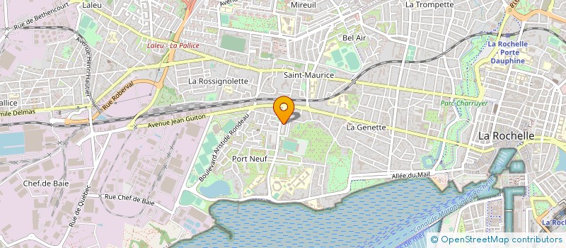 localisation de l'entreprise MADAME MARION LAGRANGE  LA ROCHELLE