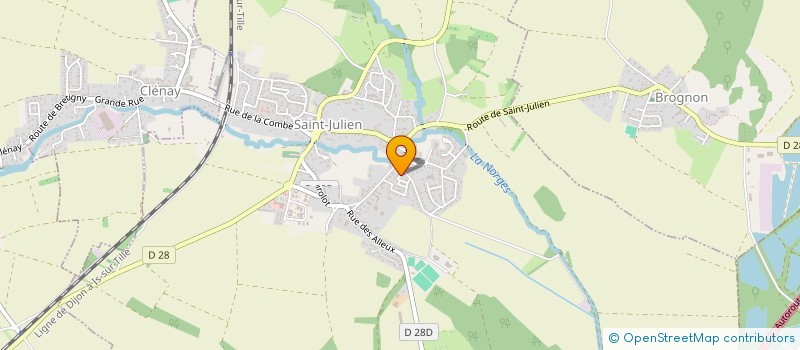 localisation de l'entreprise MADAME MARION LAHAYE à SAINT-JULIEN