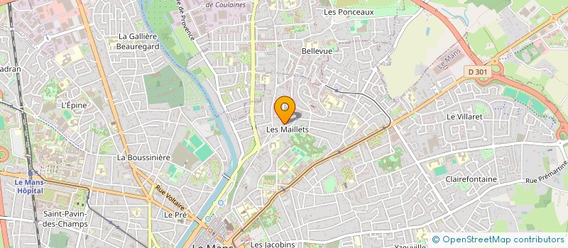 localisation de l'entreprise MADAME MARION LAHEYNE à LE MANS