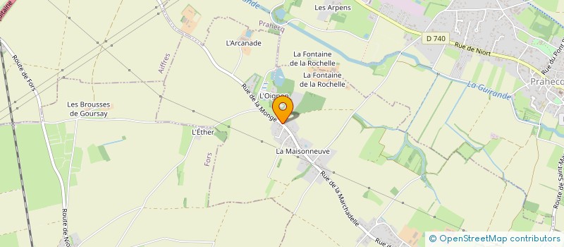 localisation de l'entreprise MADAME MARION LAIDET à SAINT-MARTIN-DE-BERNEGOUE