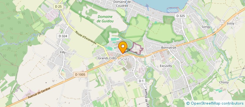 localisation de l'entreprise MADAME MARION LAMBERT à THONON-LES-BAINS