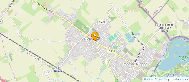 localisation de l'entreprise MADAME MARION LAMBRECQ  NIEPPE