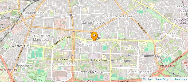 localisation de l'entreprise MADAME MARION LAME à RENNES