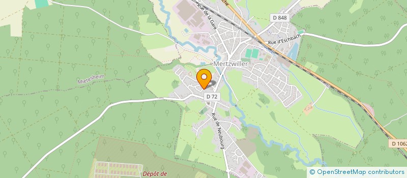 localisation de l'entreprise MADAME MARION LANG  MERTZWILLER
