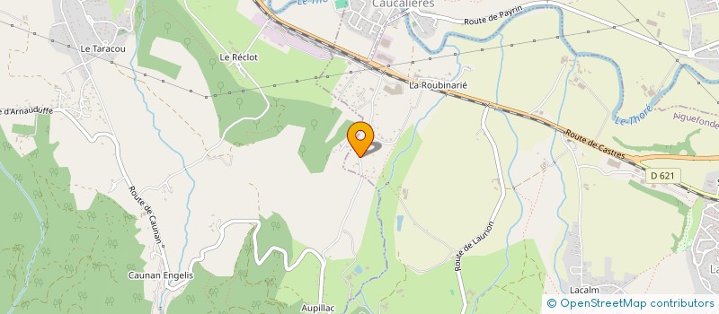 localisation de l'entreprise MADAME MARION LANGER  AIGUEFONDE