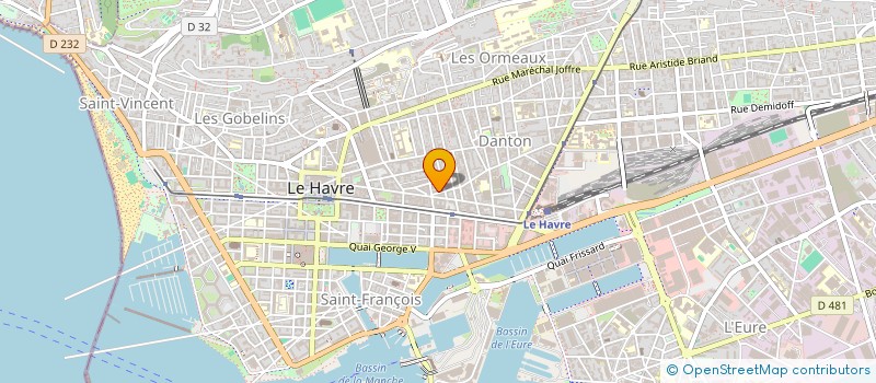 localisation de l'entreprise MADAME MARION LANNOO  LE HAVRE
