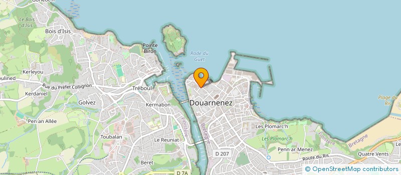 localisation de l'entreprise MADAME MARION LAPIE à DOUARNENEZ