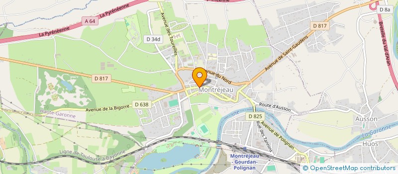 localisation de l'entreprise MADAME MARION LARREY  MONTREJEAU