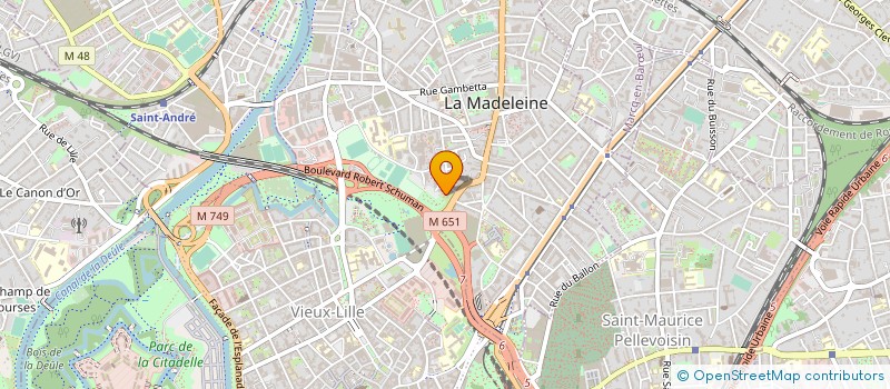 localisation de l'entreprise MADAME MARION LASQUELLEC à LA MADELEINE