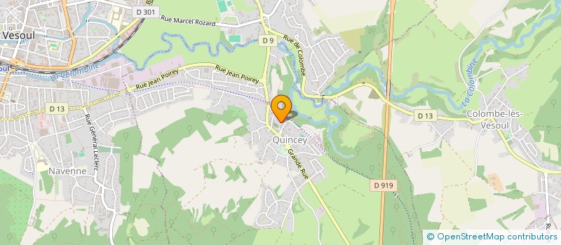 localisation de l'entreprise MADAME MARION LATASSE  QUINCEY