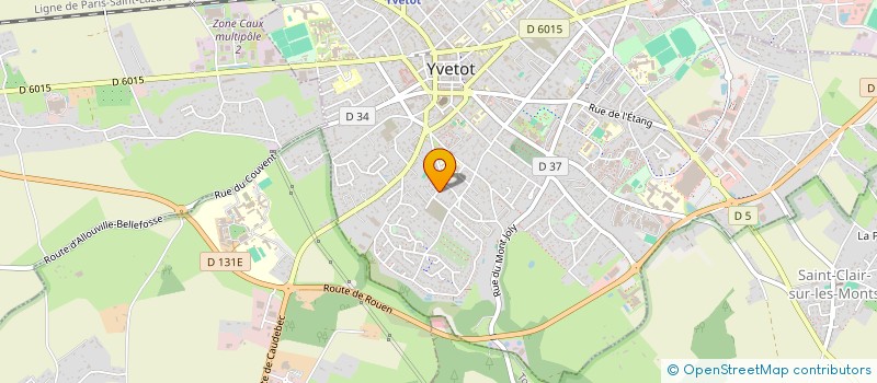 localisation de l'entreprise MADAME MARION LATOUR  YVETOT