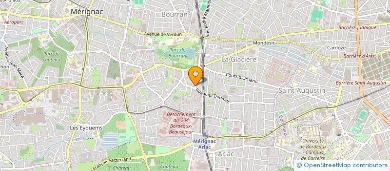 localisation de l'entreprise MADAME MARION LAURENT à MERIGNAC
