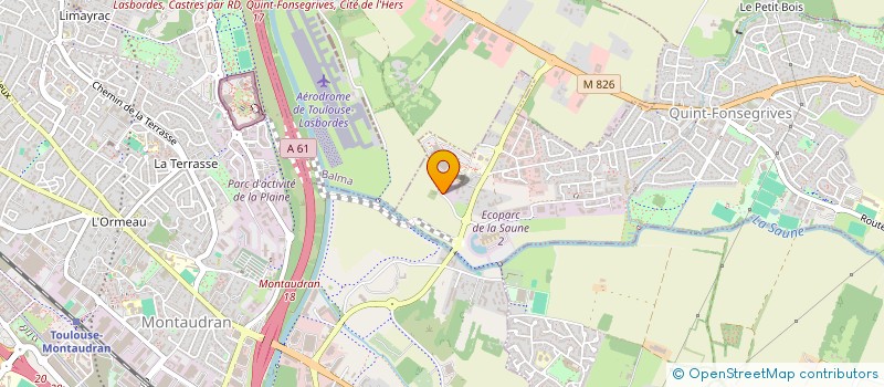 localisation de l'entreprise MADAME MARION LAVAL  TOULOUSE