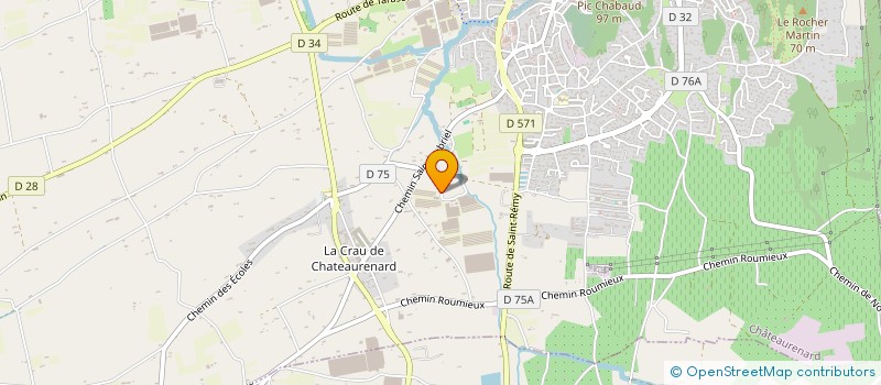 localisation de l'entreprise MADAME MARION LAVANDET  CHATEAURENARD