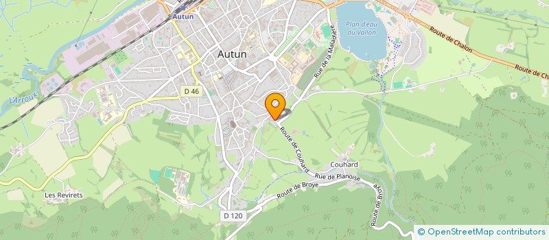 localisation de l'entreprise MADAME MARION LAVAULT  AUTUN