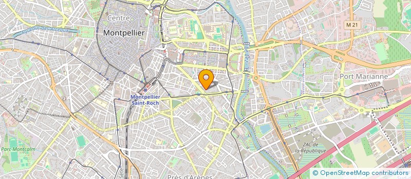 localisation de l'entreprise MADAME MARION LAVERGNE à MONTPELLIER