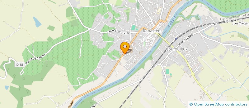 localisation de l'entreprise MADAME MARION LAZZARINI  RABASTENS